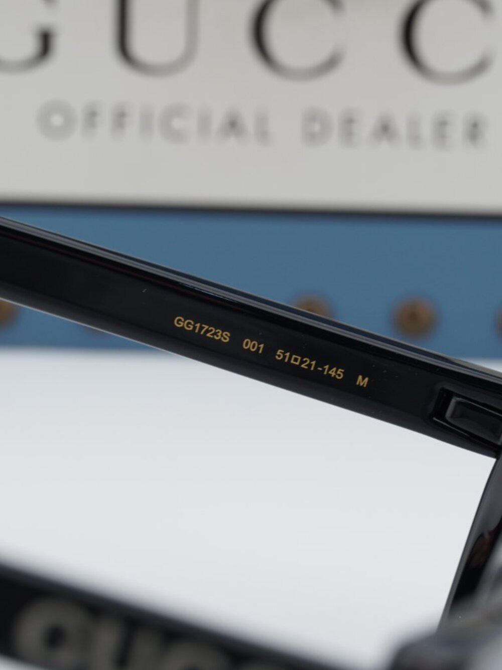 Gucci GG1723S 001 Square Sunglasses - Black\Grey - Picture 8 of 11